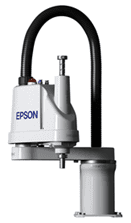 A close up of the epson printer 's head