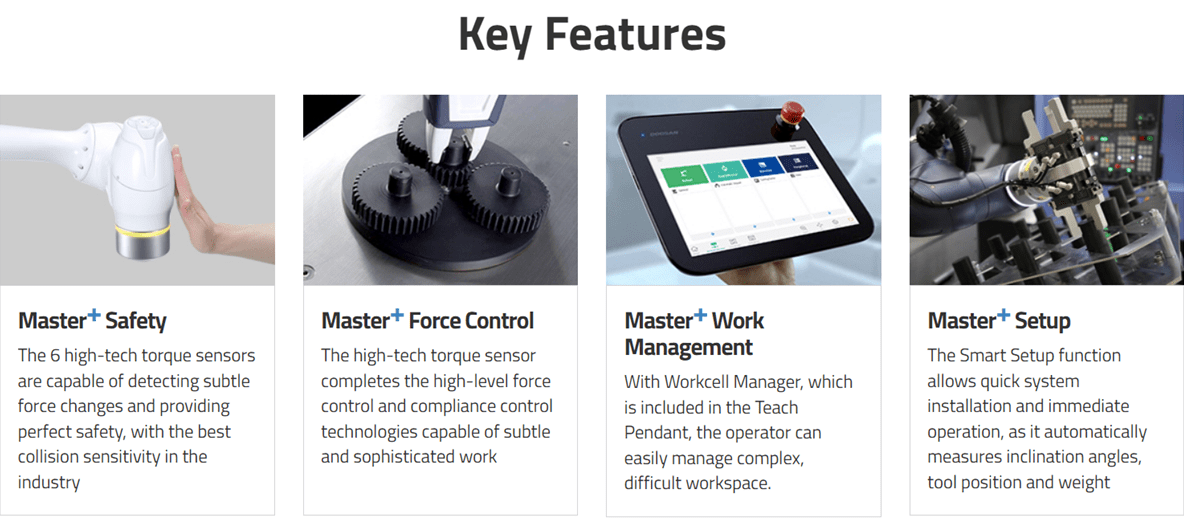 A key features of the new master work management system.