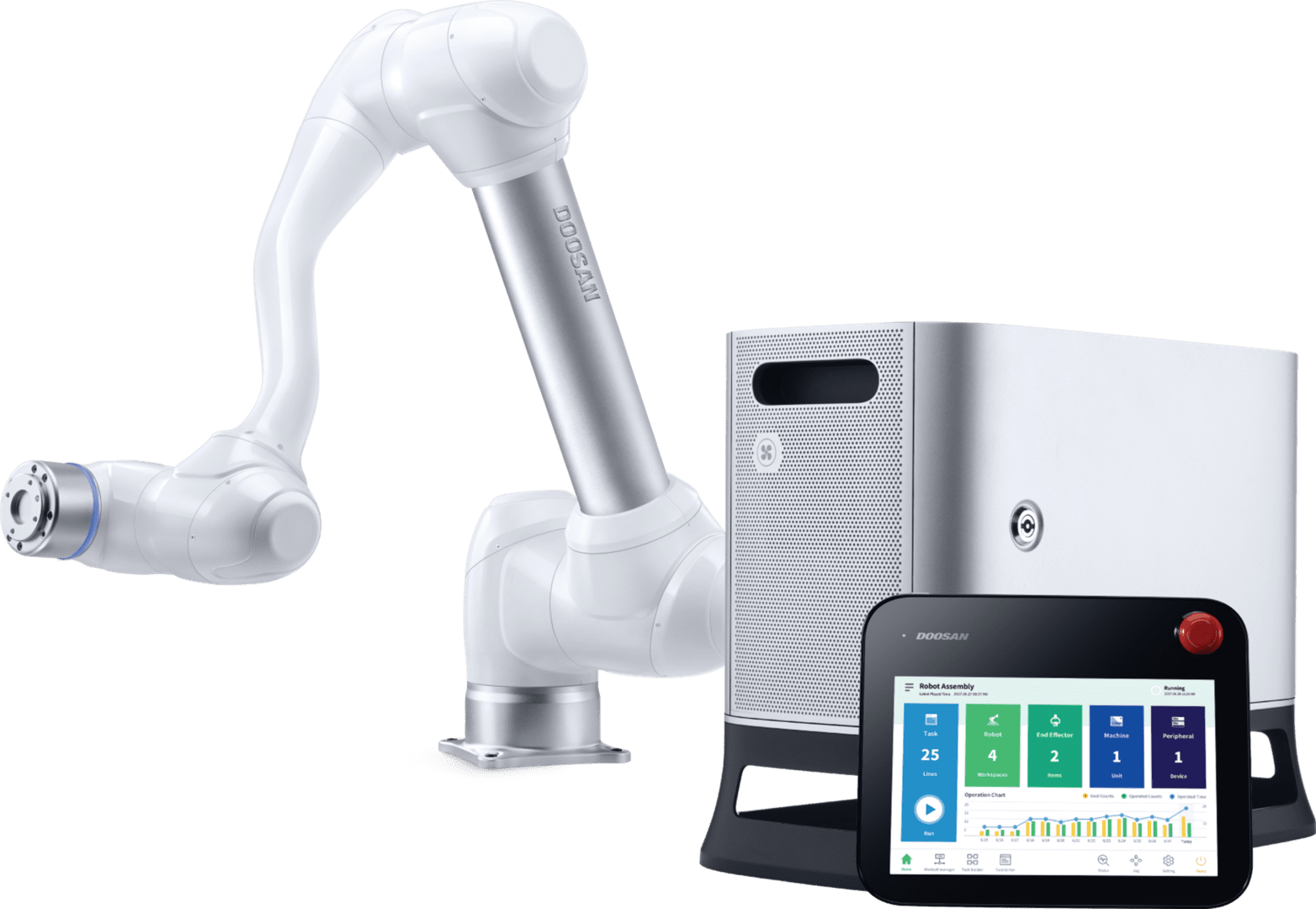 A picture of a device and its components.