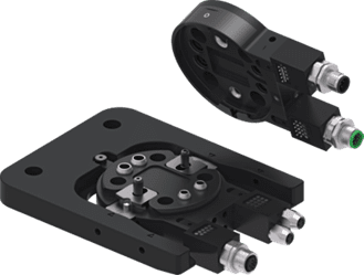 A picture of the top and bottom parts of a camera.