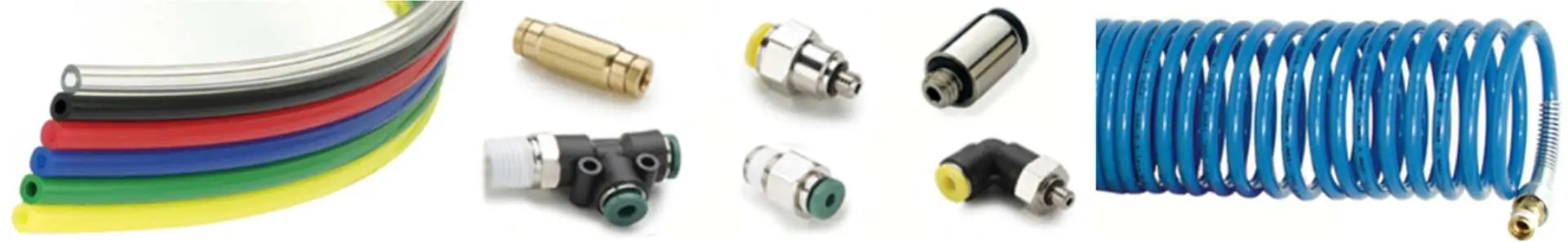 A group of different types of couplings.