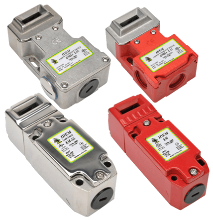 A group of four different types of switches.