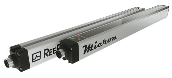 A close up of the side of a micron light