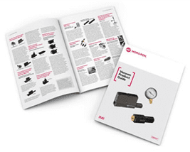 A brochure with an open page and a picture of the inside pages.