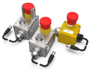 A group of three different types of controls.
