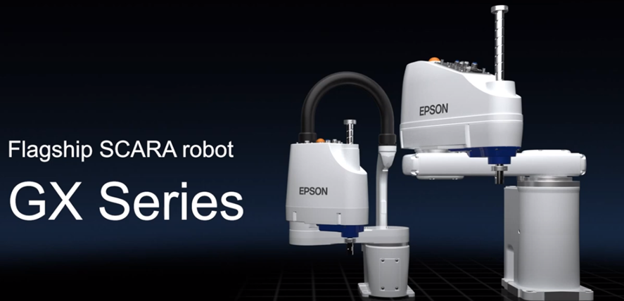 A robot that is standing up on the ground.