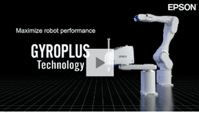 A robot performs an experiment in the background.