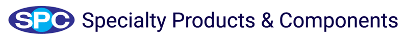A blue and white logo for product