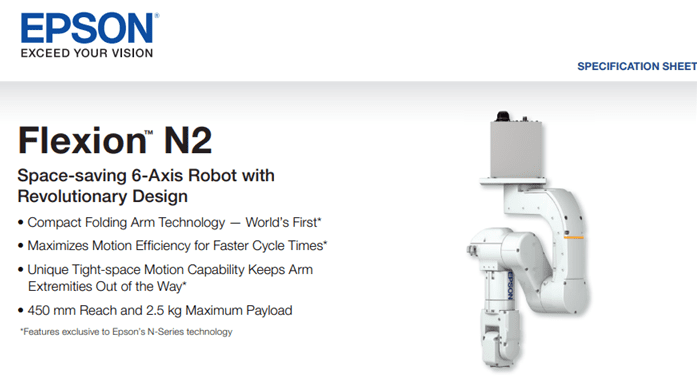A white robot with a gray background