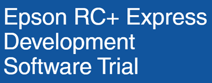 A blue banner with white text that says " join rc + ex development software trial."