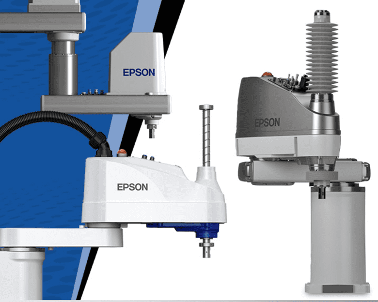 A close up of an epson machine