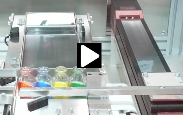 A video of a machine with many colors on it.