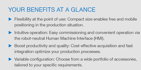 A description of the benefits at a glance.