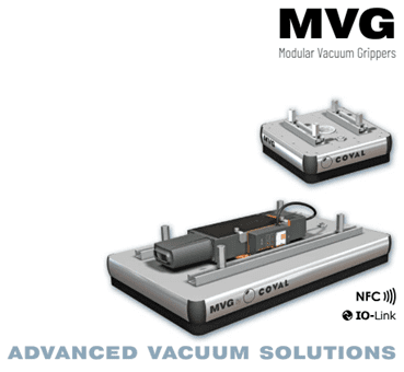 A picture of the front and back of two vacuum grippers.