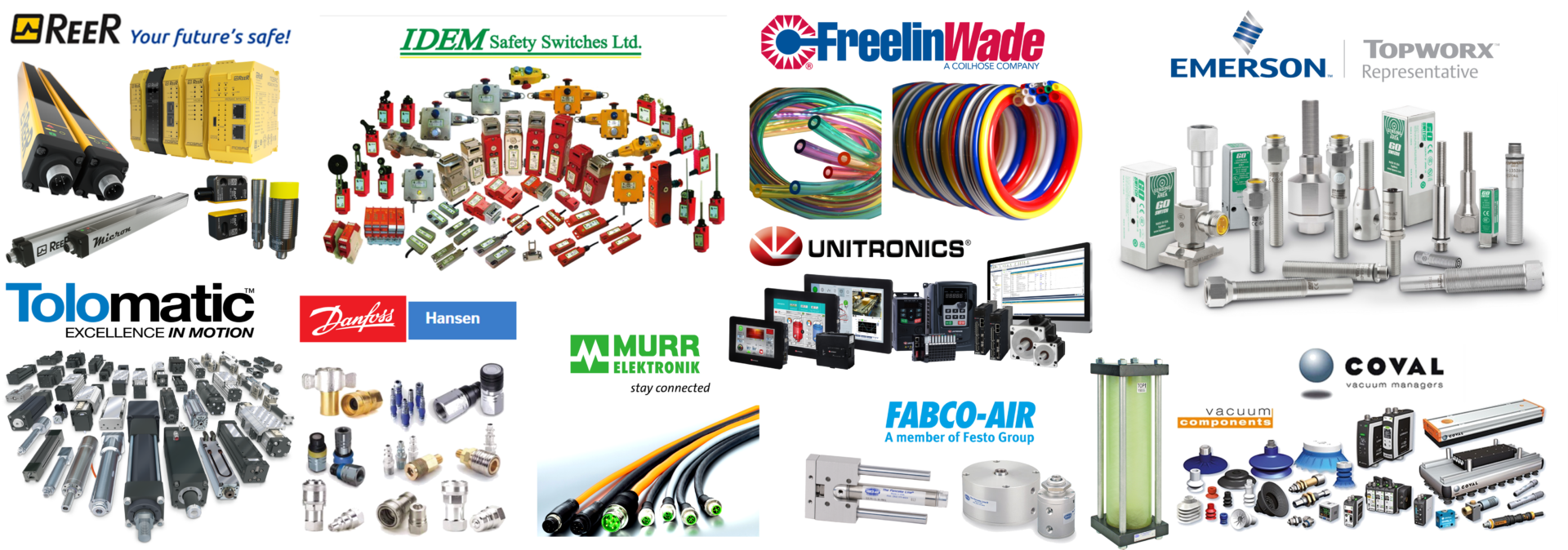 A bunch of different types of wires and cables