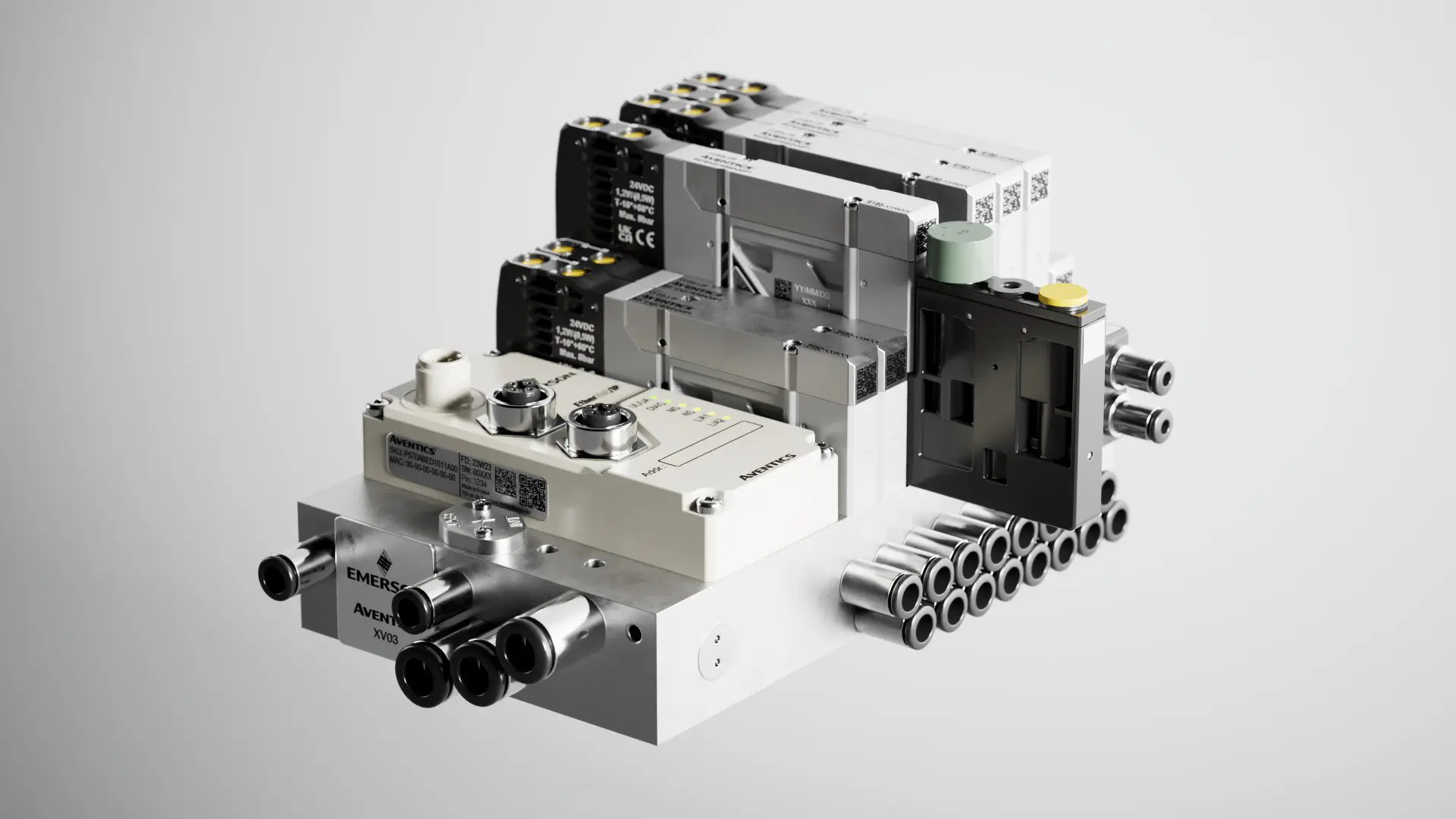 A group of different types of electronic components.