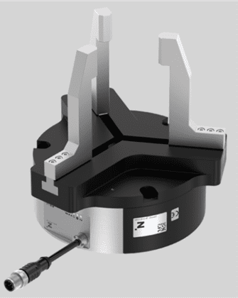 A black and white picture of a machine part.