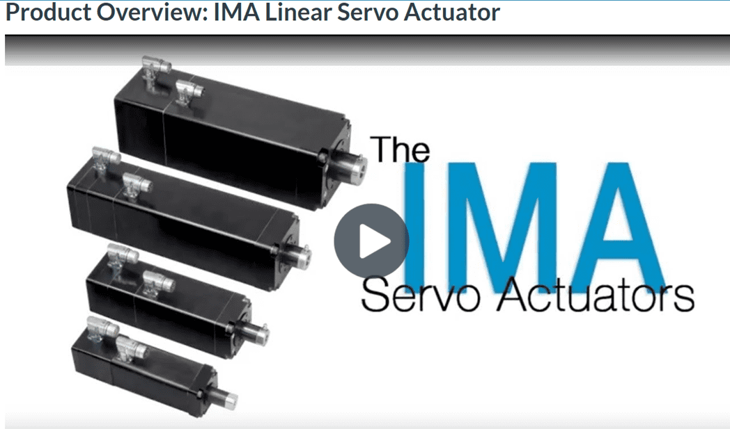 A video of the ima linear actuator
