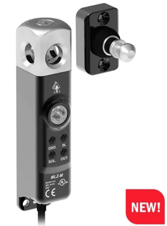 A remote control is attached to the side of a wall.