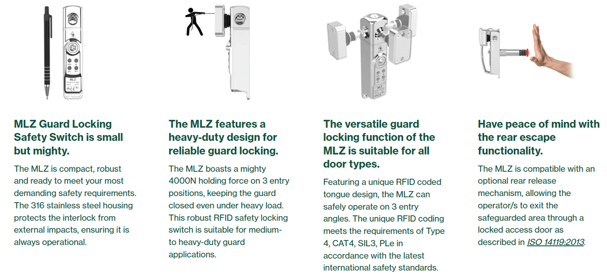A picture of two different types of locks.