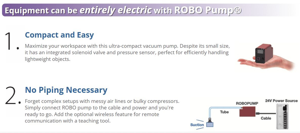 A picture of the instructions for an electric pump.