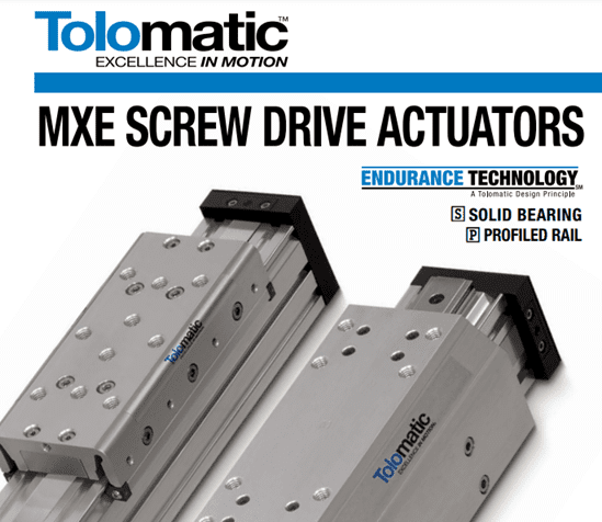 A picture of two different types of actuators.