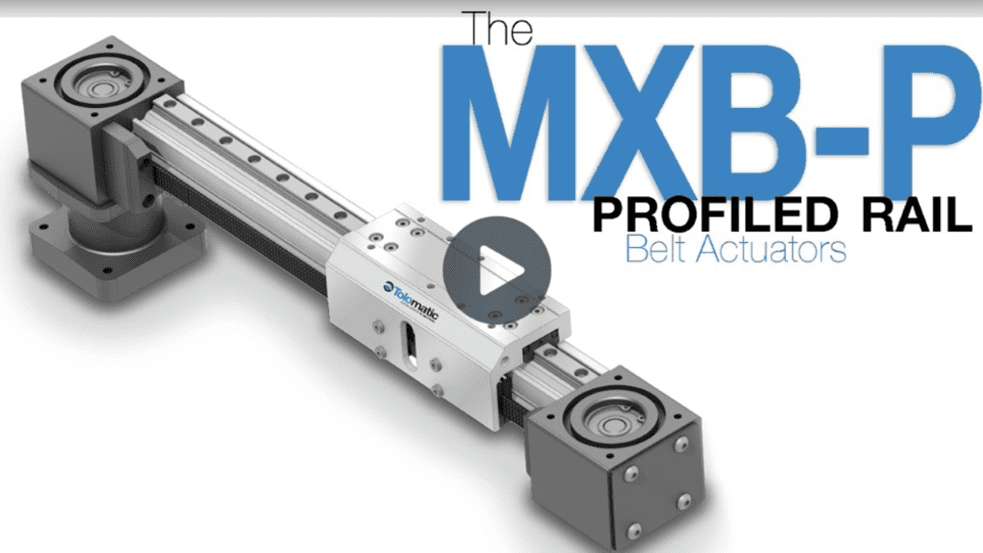A video of the mxe profile belt actuator.