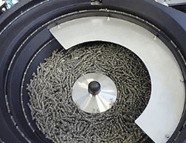 A close up of the inside of a machine