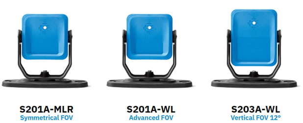 Blue advanced FOV camera on a black base stand.