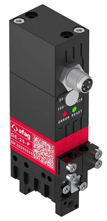 A red and black box with an error message on it.