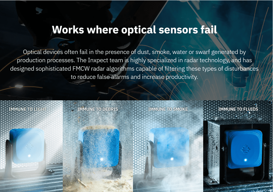 Industrial spray booth using advanced sensors for precise coating.