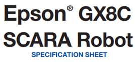 Title of a specification sheet for a product called GX PARA Roller.