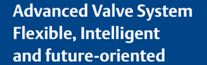 Close-up of a printed circuit board with text about advanced valve systems.