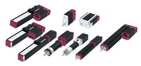 Various types of linear actuators and motorized slides.