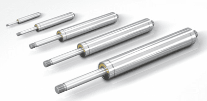 Stainless steel gas spring pistons, various sizes