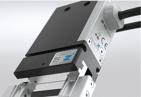Industrial linear actuator with cables and rails