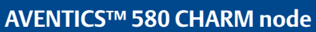 Aventics 580 CHARM node logo on blue