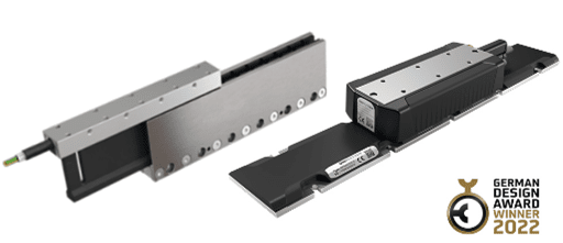 Precision linear actuator modules with award badge