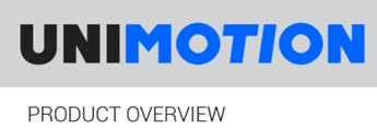 UNIMOTION logo and Product Overview heading