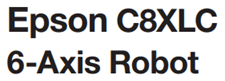 Epson C8XLC 6-axis robot sign