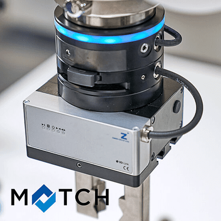 Precision force measurement sensor with blue LED ring
