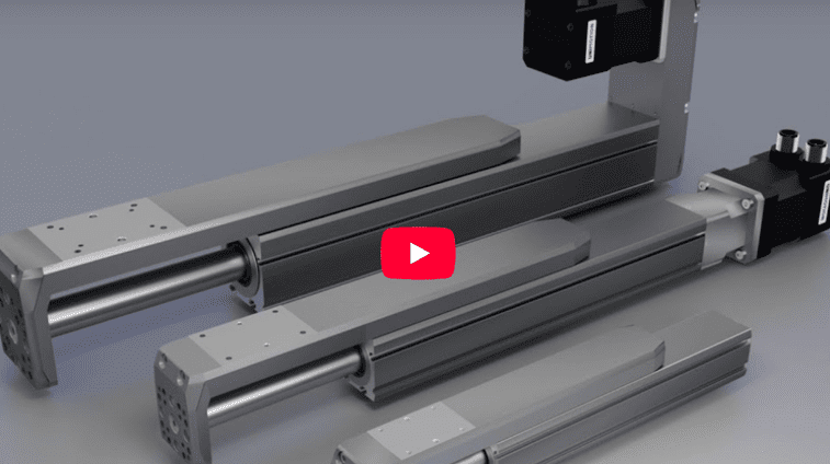 Three compact precision linear actuator stages