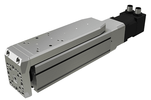 Industrial linear actuator with integrated motor