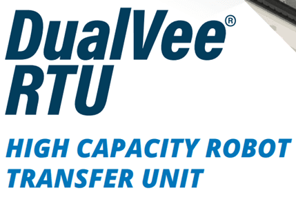DualVee RTU high-capacity robot transfer unit