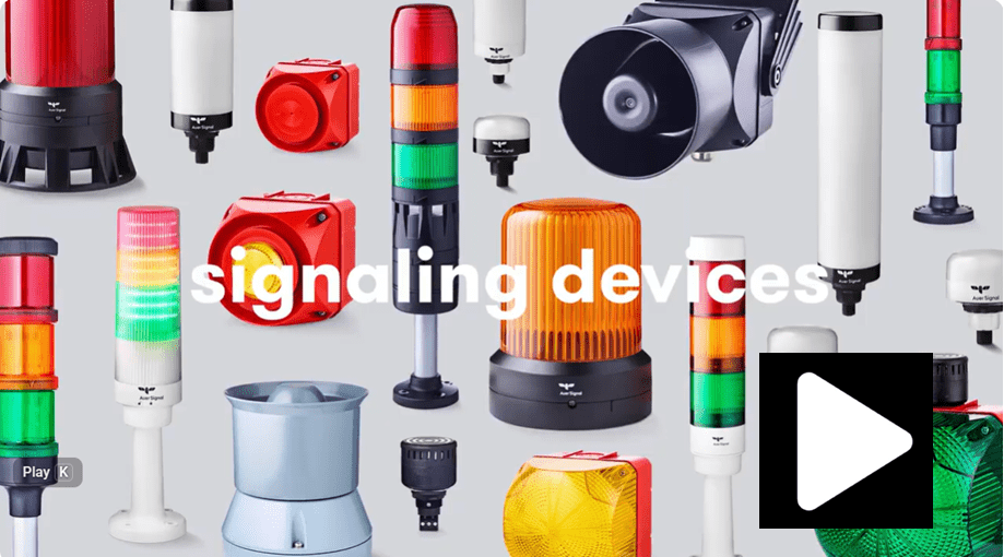 Assortment of industrial signaling lights and sirens