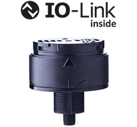 IO-Link cylindrical threaded industrial sensor