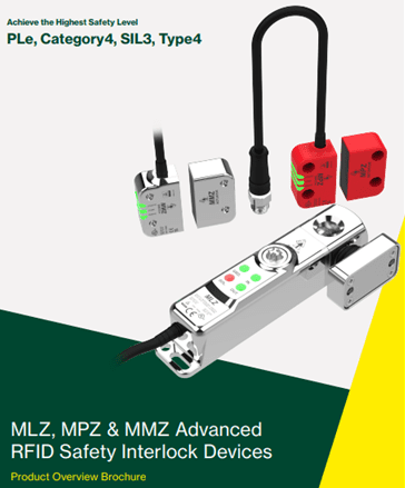 Advanced RFID safety interlock devices brochure cover