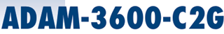 Blue ADAM-3600-C2G logo on white