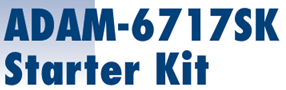 Blue ADAM-6717SK Starter Kit text logo