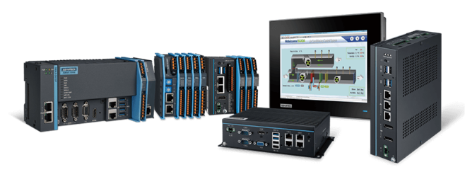 Industrial automation controllers with touchscreen HMI